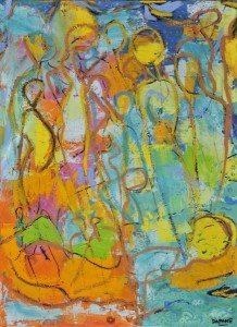 Amistad 2010  80 x 59 cm