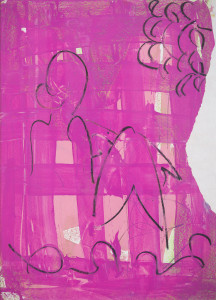 Bosquejos III 2006   54 x 38 cm