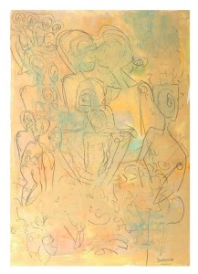 El Beso 2007  70 x 50 cm