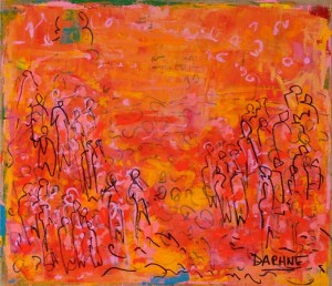 Espacio II 2009   55 x 67 cm