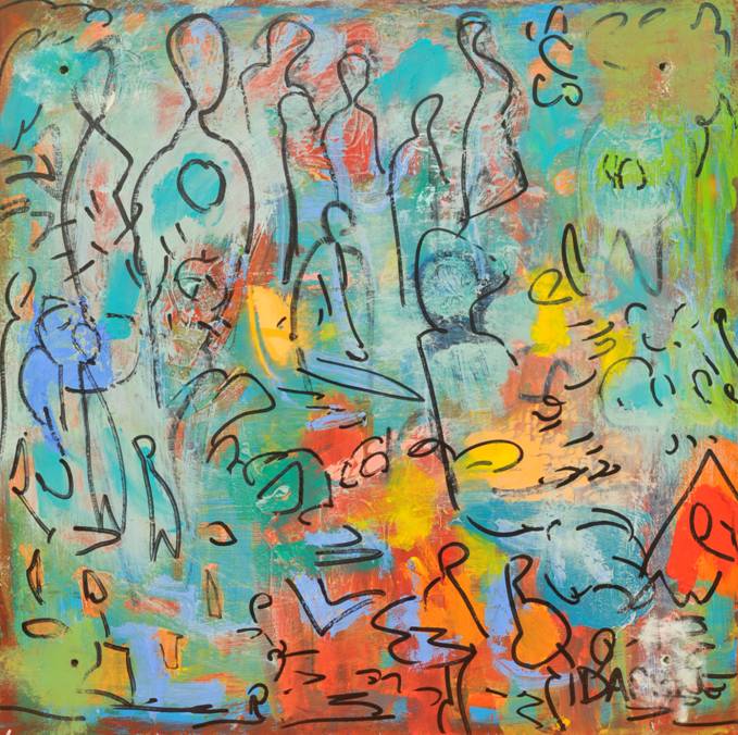 Mundos 2009 40 x 40 cm