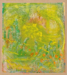 Peregrinacion 2009  92 x 83 cm