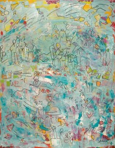 Reconstruccion 2009  180 x 140 cm