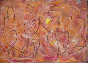 Siluetas III  2013   100 x 140 cm