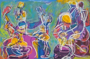 15 Diálogos  2012 150 x 230 cm